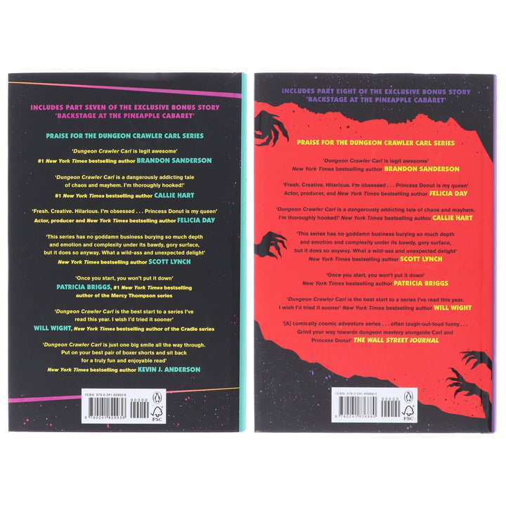 Dungeon Crawler Carl Series (Book 7&8) by Matt Dinniman 2 Books Collection Set - Fiction - Hardback