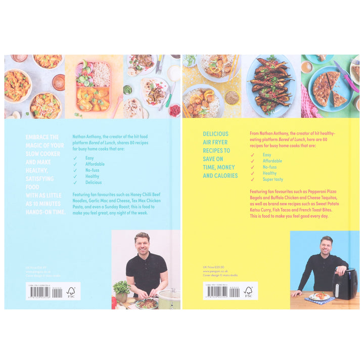Bored of Lunch Collection by Nathan Anthony: 2 Books Set - Hardback