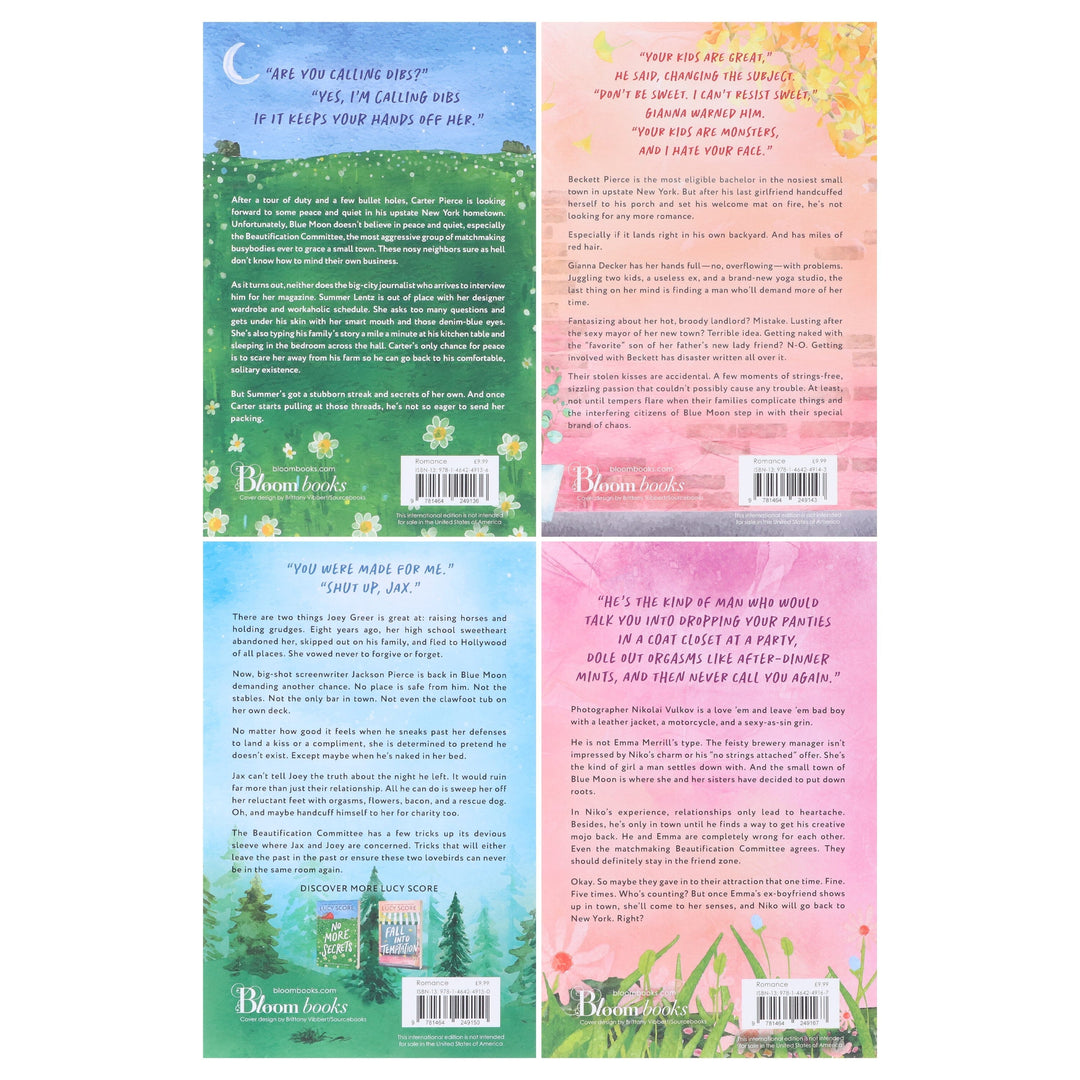 A Blue Moon Romantic Comedy Series by Lucy Score 4 Books Collection Set - Fiction - Paperback