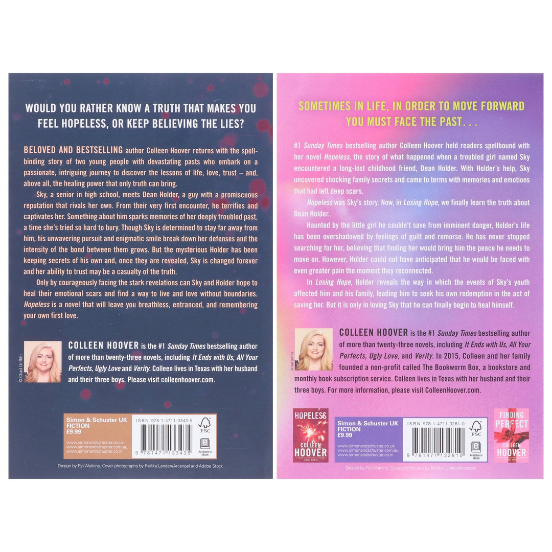 Colleen Hoover: Hopeless & Losing Hope 2 Books Collection Set - Fiction - Paperback