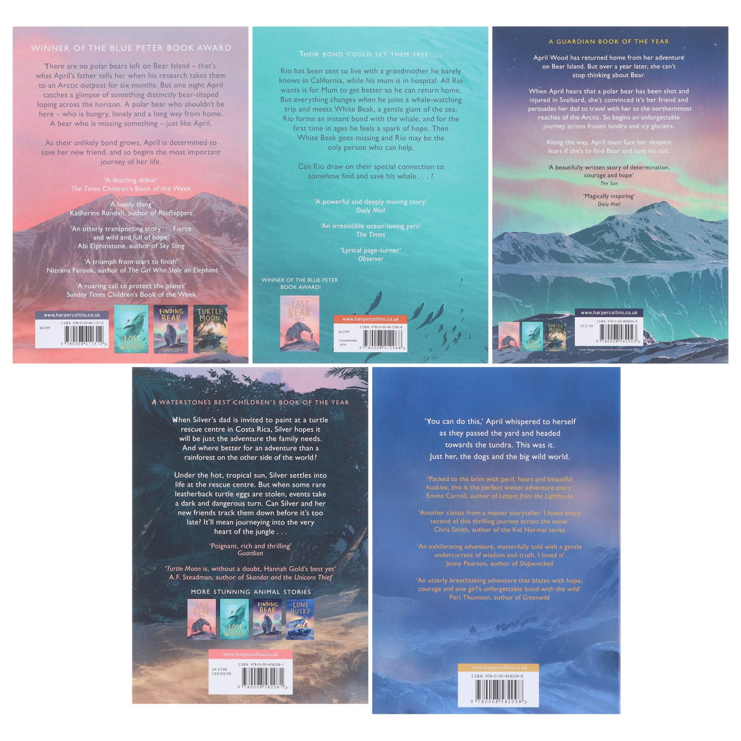 Hannah Gold Colllection Illustrated 5 Books Set - Ages 8+ - Paperback/Hardback