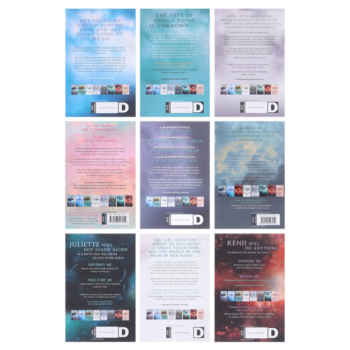 Shatter Me by Tahereh Mafi: 9 Books Complete Collection Set - Age 13+ - Paperback