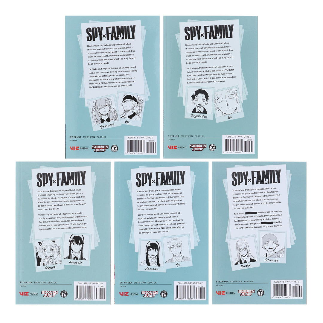 Spy x Family Series (Book 6-10) by Tatsuya Endo 5 Books Collection Set - Ages 13+ - Paperback