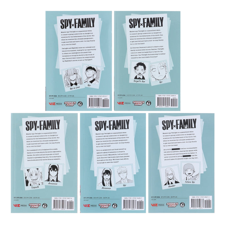 Spy x Family Series (Book 6-10) by Tatsuya Endo 5 Books Collection Set - Ages 13+ - Paperback