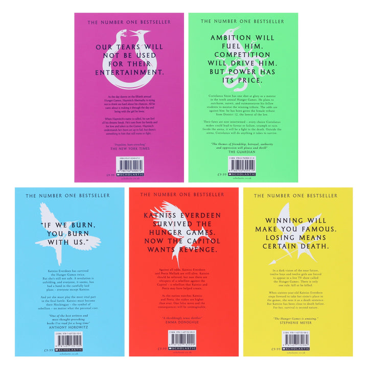 The Hunger Games Series by Suzanne Collins 5 Books Collection Box Set - Ages 12-18 - Paperback