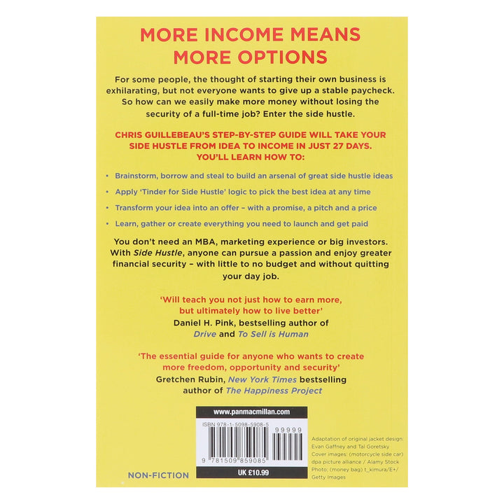Side Hustle: Build A Side Business And Make Extra Money – Without Quitting Your Day Job by Chris Guillebeau - Non Fiction - Paperback