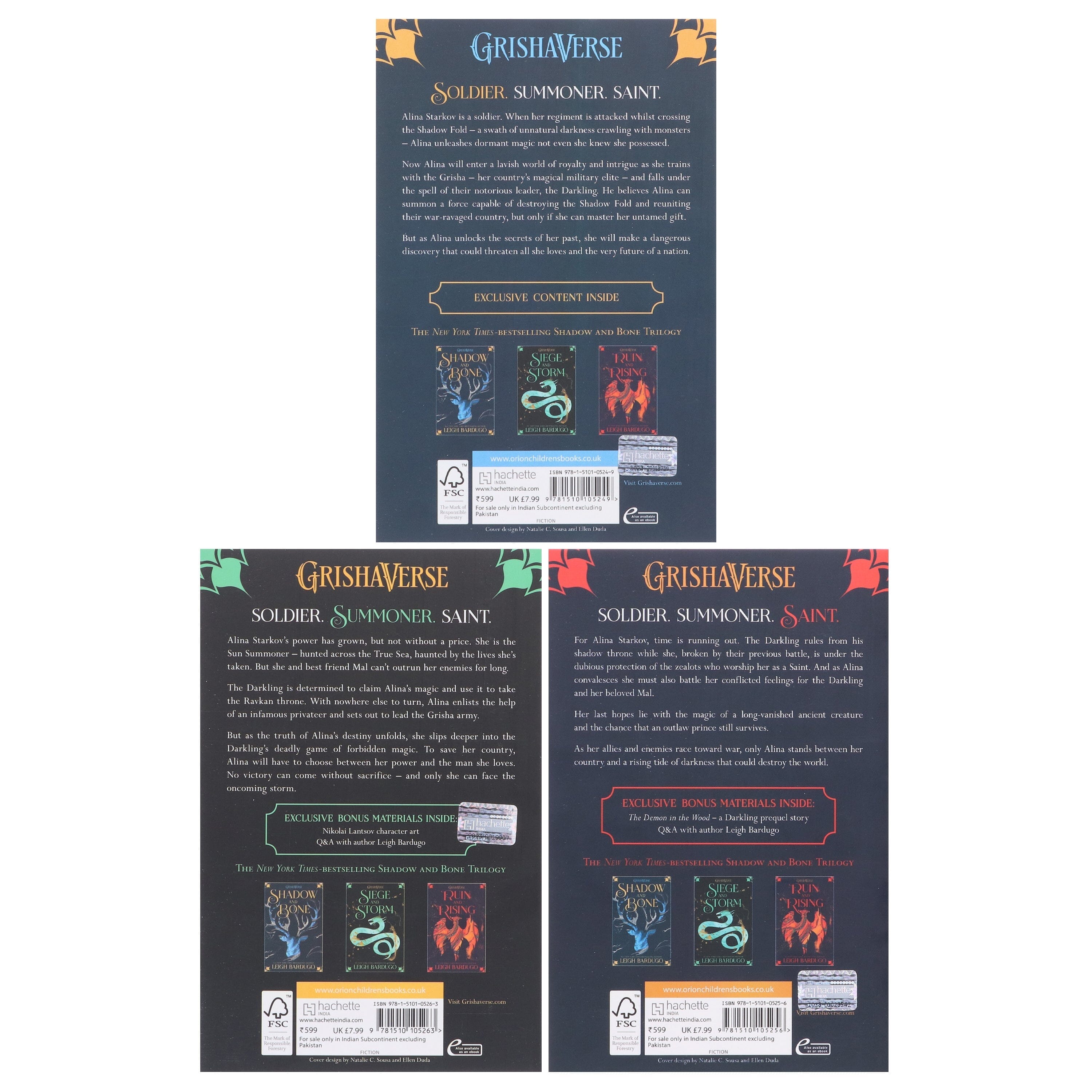 Grishaverse Trilogy by Leigh Bardugo – American Bookworm