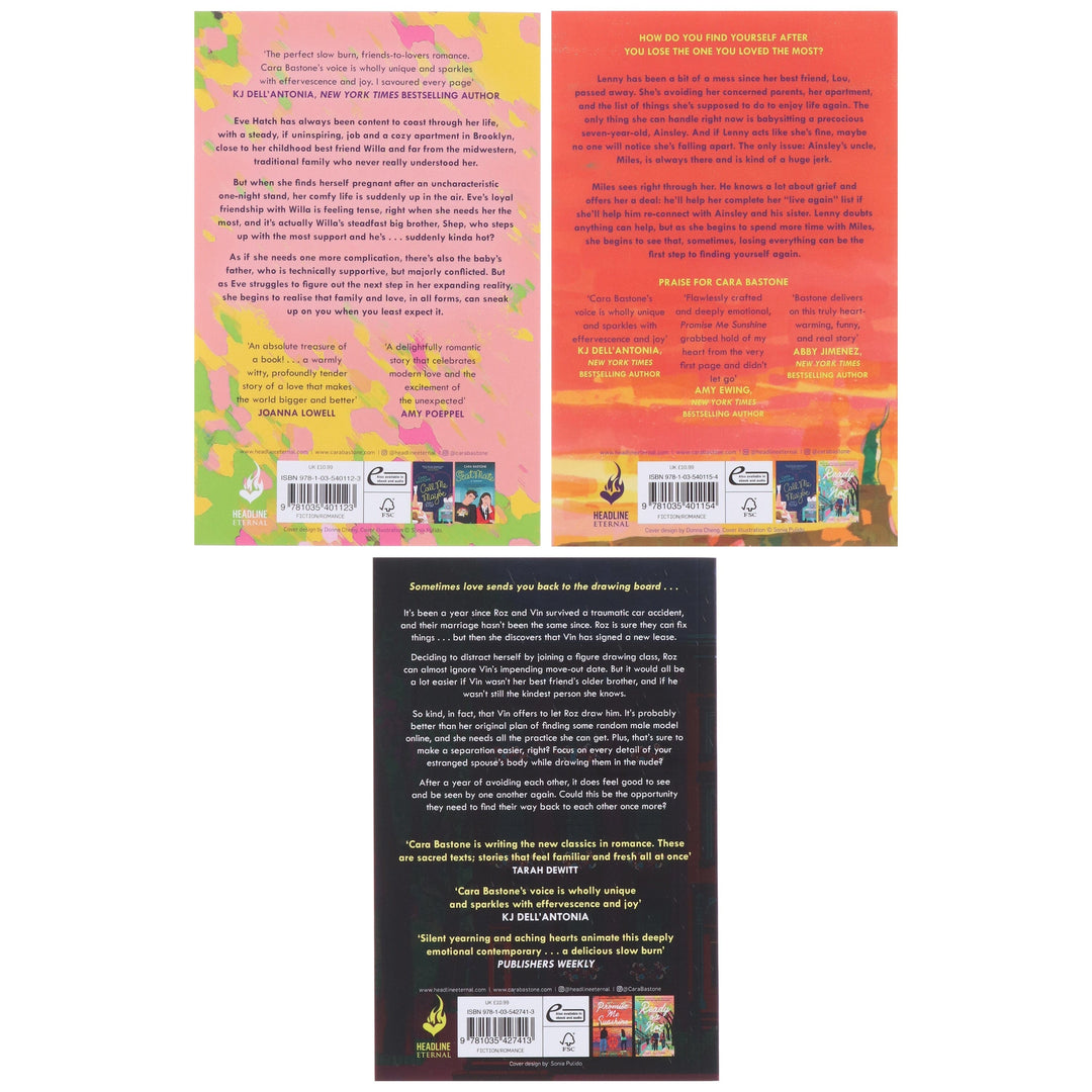 Hearts of New York Series by Cara Bastone 3 Books Collection Set - Fiction - Paperback