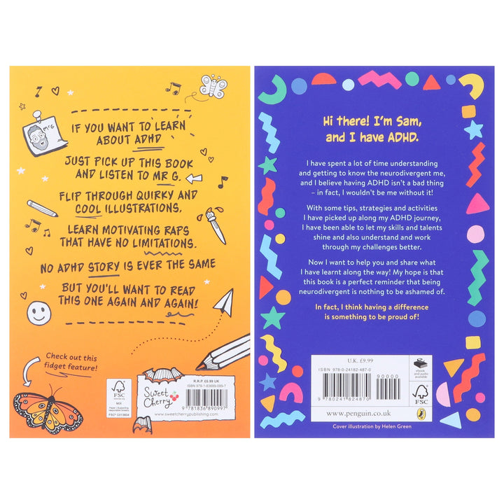 ADHD: Rapped Up! & You, Me & ADHD by Jamie Gilbert 'Mr G' & Sam Thompson 2 Books Collection Set - Ages 9-12 - Paperback