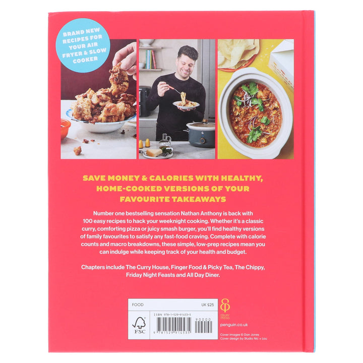 Bored of Lunch: Healthy Fakeaways: Calorie-Counted Air Fryer & Slow Cooker Recipes by Nathan Anthony - Non Fiction - Hardback
