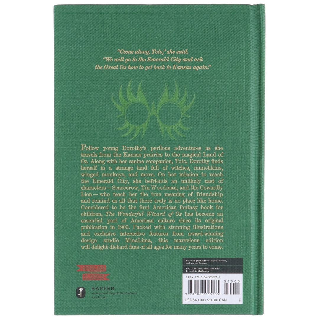 The Wonderful Wizard of Oz Interactive (MinaLima Edition) by L. Frank Baum - Fiction - Hardback (Illustrated with Interactive Elements)