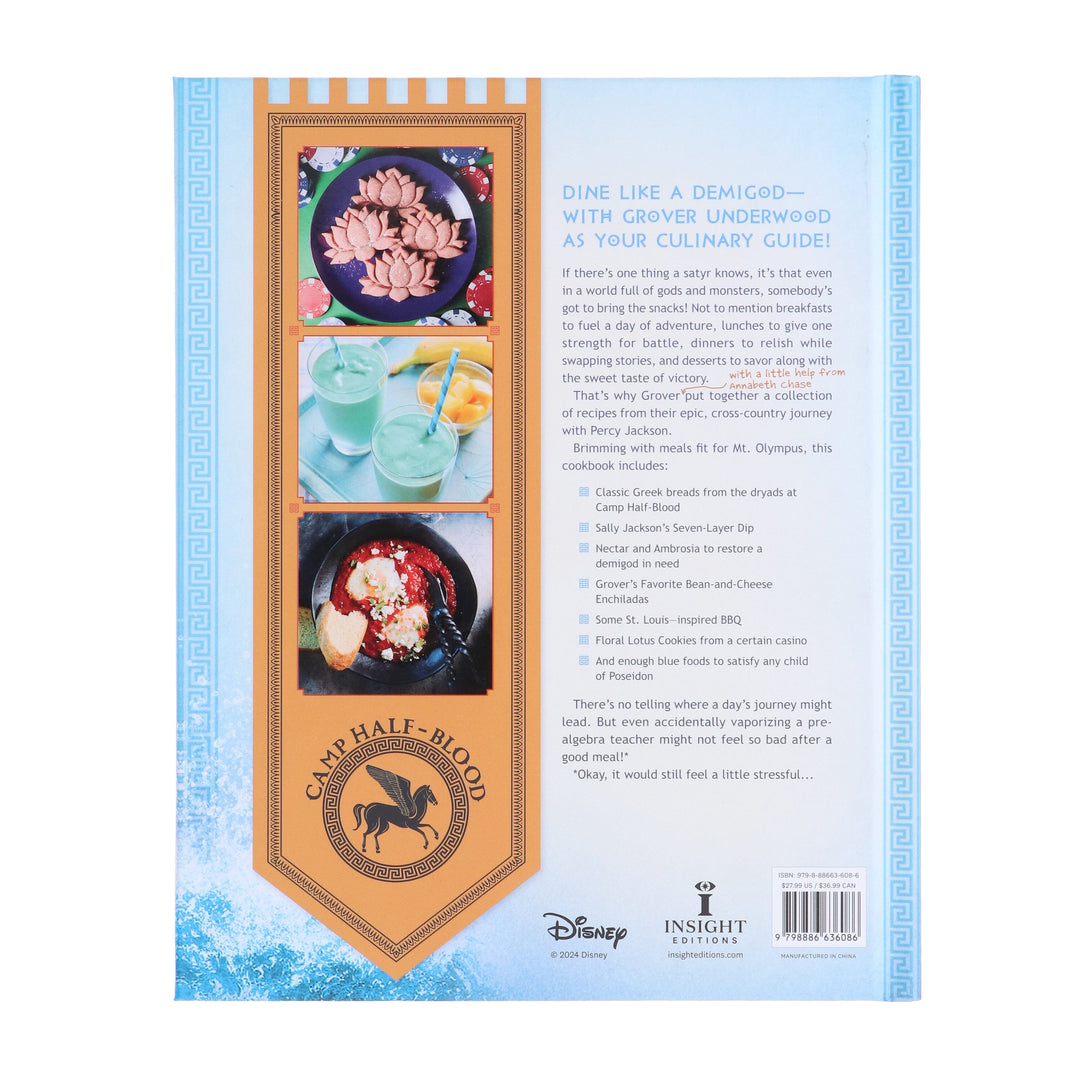 Percy Jackson and the Olympians: The Official Cookbook by Jarrett Melendez - Non Fiction - Hardback