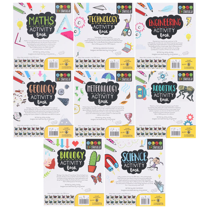 STEM Starters for Kids By Jenny Jacoby 8 Activity Books Collection Set - Ages 7+ - Paperback