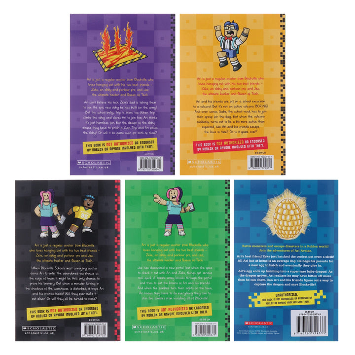 Diary of a Roblox Pro by Ari Avatar 5 Books Collection Set - Ages 7-12 - Paperback