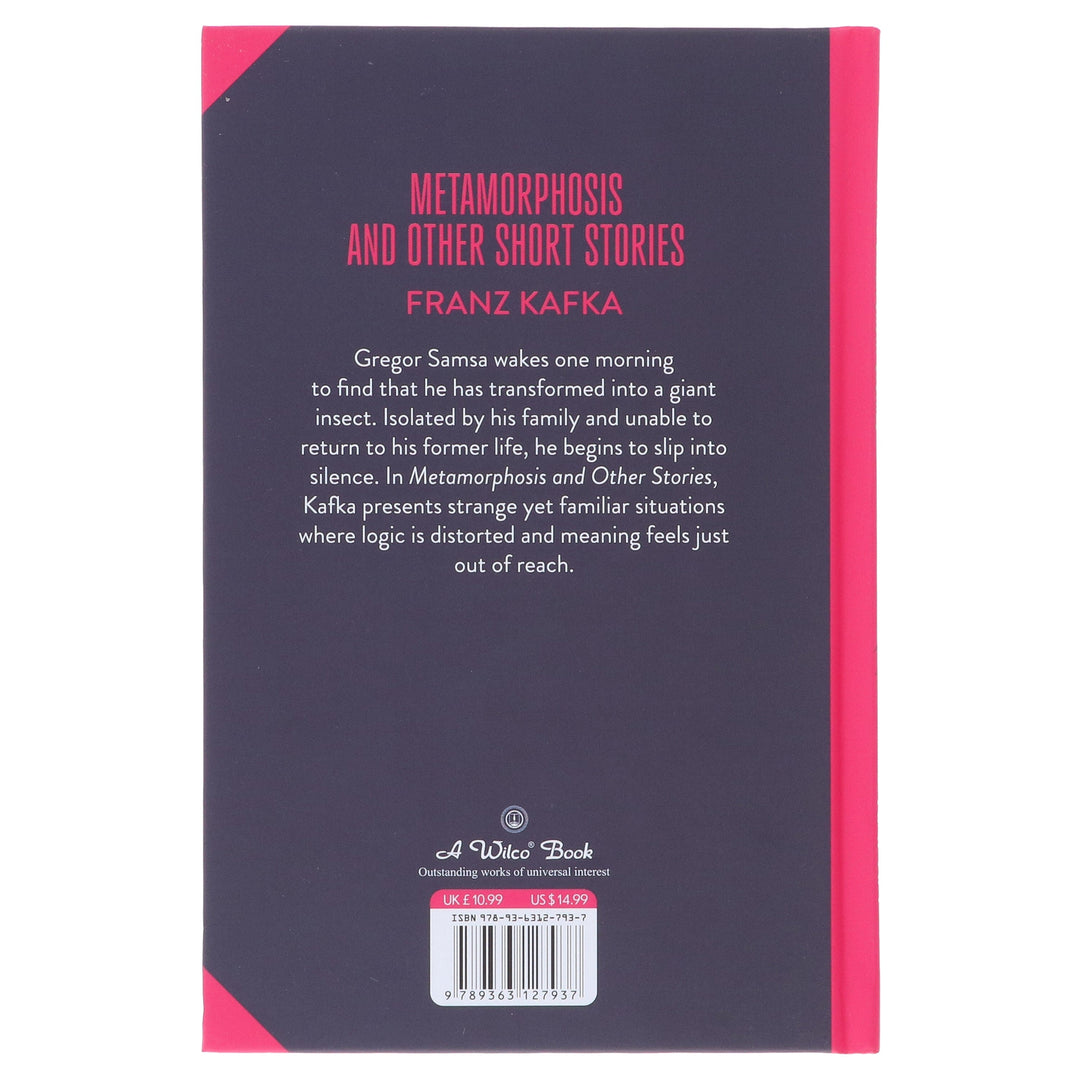 The Metamorphosis and Other Short Stories by Franz Kafka - Fiction - Sprayed Edges Hardback