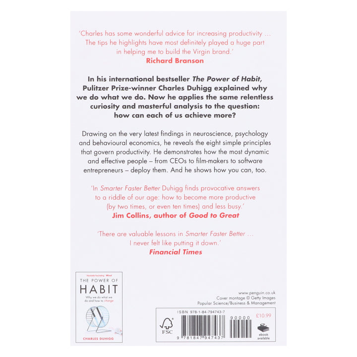 Smarter Faster Better: The Secrets of Being Productive: By Charles Duhigg - Non Fiction - Paperback
