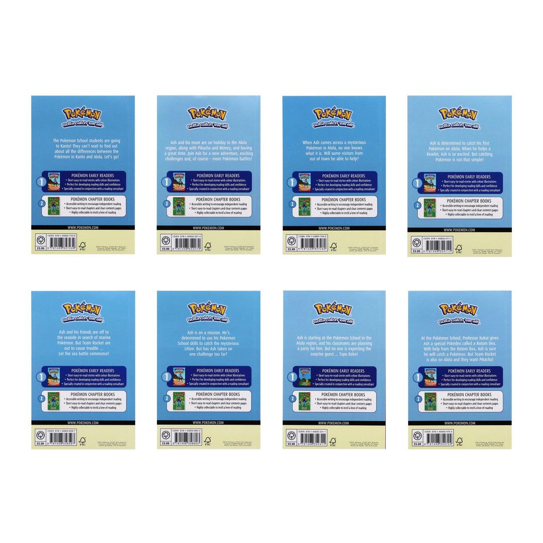 pokemon cards books Pokemon Early Reader 8 Books Collection – American Bookworm