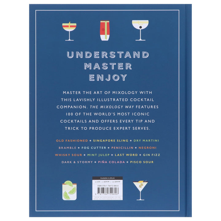 The Mixology Way: Classic Cocktail Recipes To Master The Art of Mixology by Lucas Tubiana - Non Fiction - Hardback