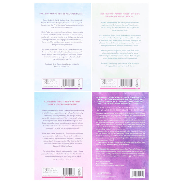 Playing For Keeps Series by Becka Mack 4 Books Collection - Fiction - Paperback