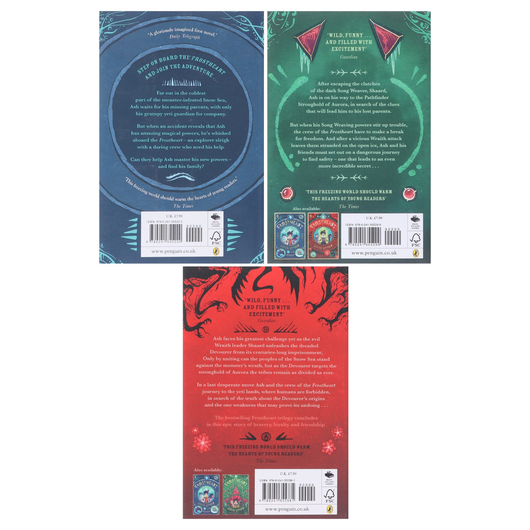 Frostheart Trilogy By Jamie Littler 3 Books Collection Set - Ages 8-12 - Paperback