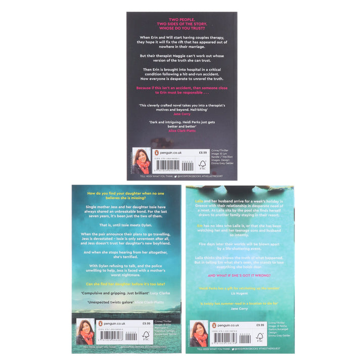 The Other Guest, The Last Resort & Someone Is Lying by Heidi Perks: 3 Books Set - Fiction - Paperback