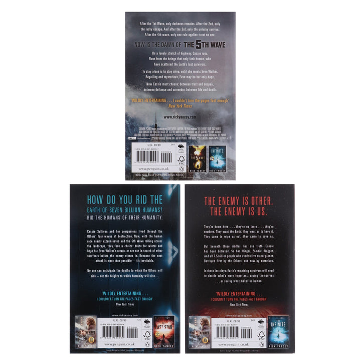 The 5th Wave Series by Rick Yancey 3 Book Collection Set - Ages 12+ - Paperback