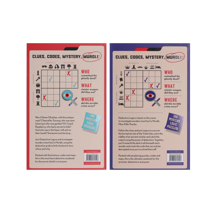 Murdle Puzzle Series By G.T Karber 2 Books Collection Set - Fiction - Paperback