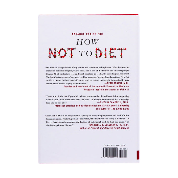 How Not to Diet By Michael Greger MD - Non Fiction - Hardback Non-Fiction Pan Macmillan