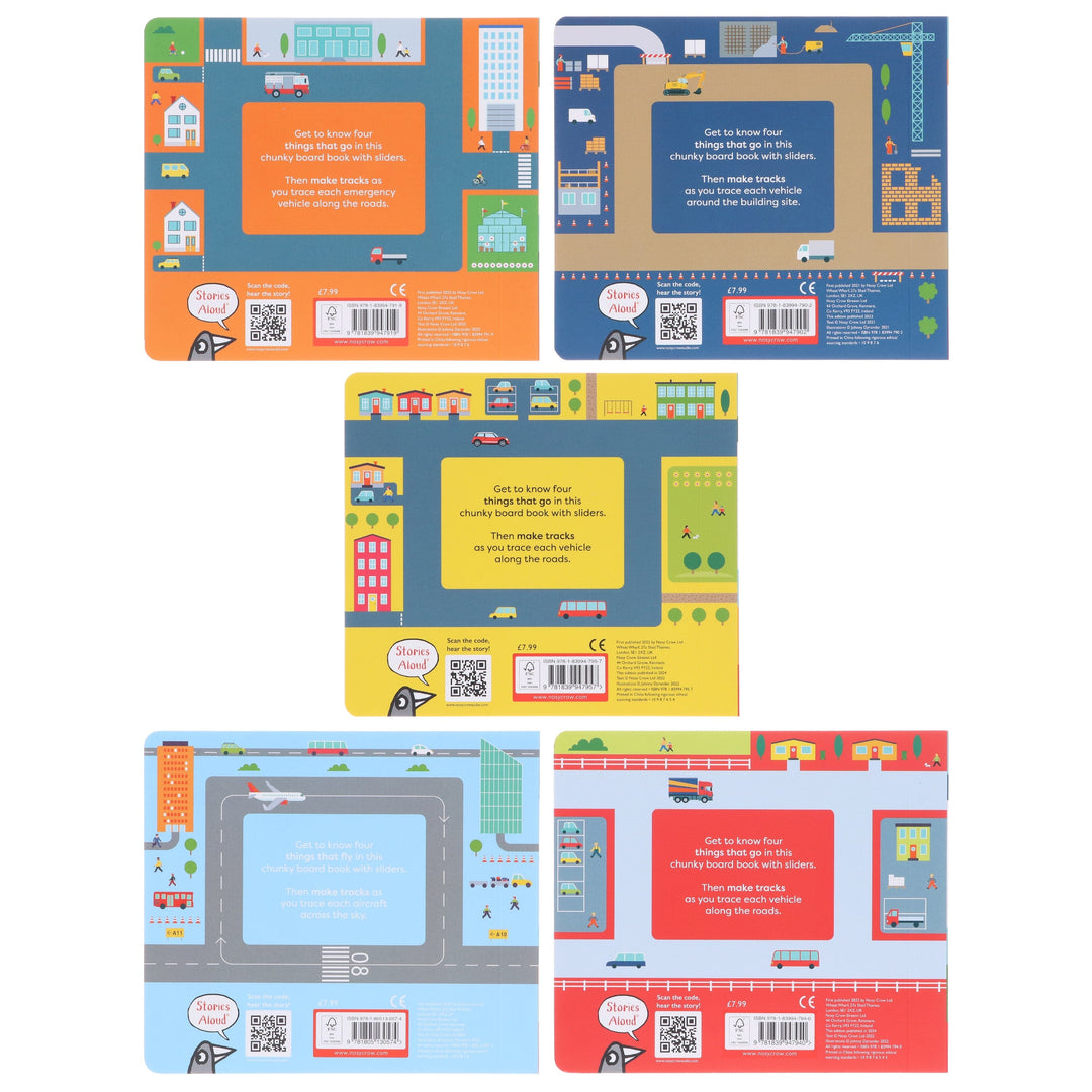 Make Tracks Series by Johnny Dyrander 5 Books Collection Set - Ages 2-5 - Board Book