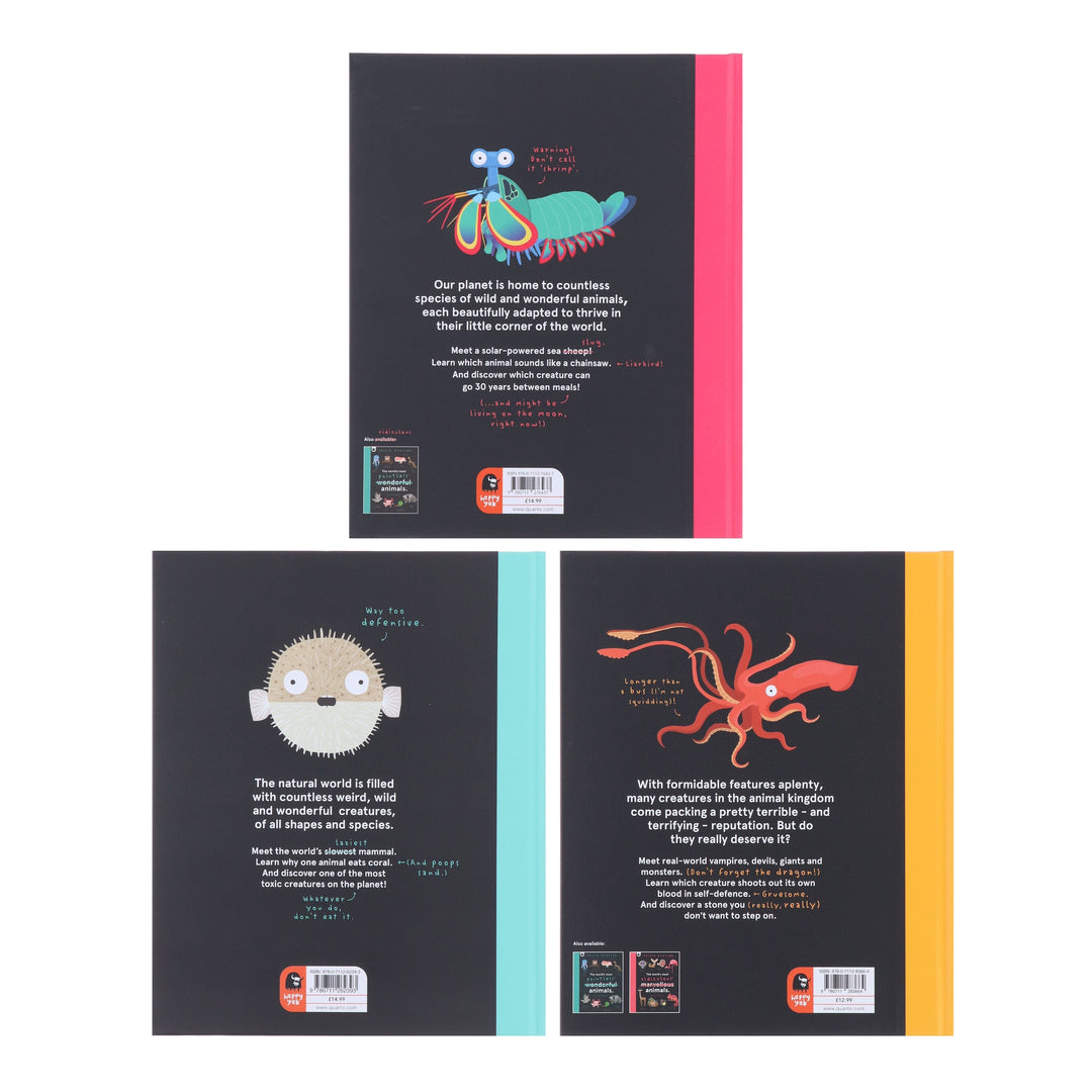 The World’s Most Pointless Animals by Philip Bunting 3 Books Collection Set - Ages 5-7 - Hardback