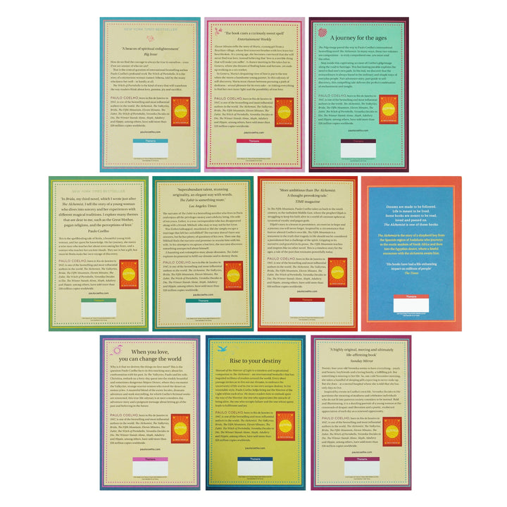 The Paulo Coelho Classics 10 Books Collection Box Set - Fiction - Paperback Fiction HarperCollins Publishers