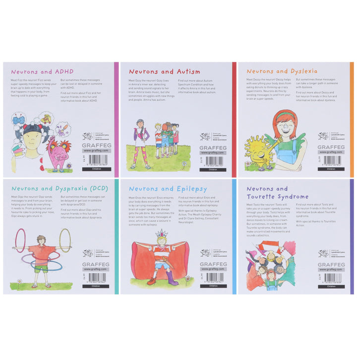 The Neurons Series by Marielle Bayliss Illustrated 6 Books Collection Set - Ages 3-7 - Paperback