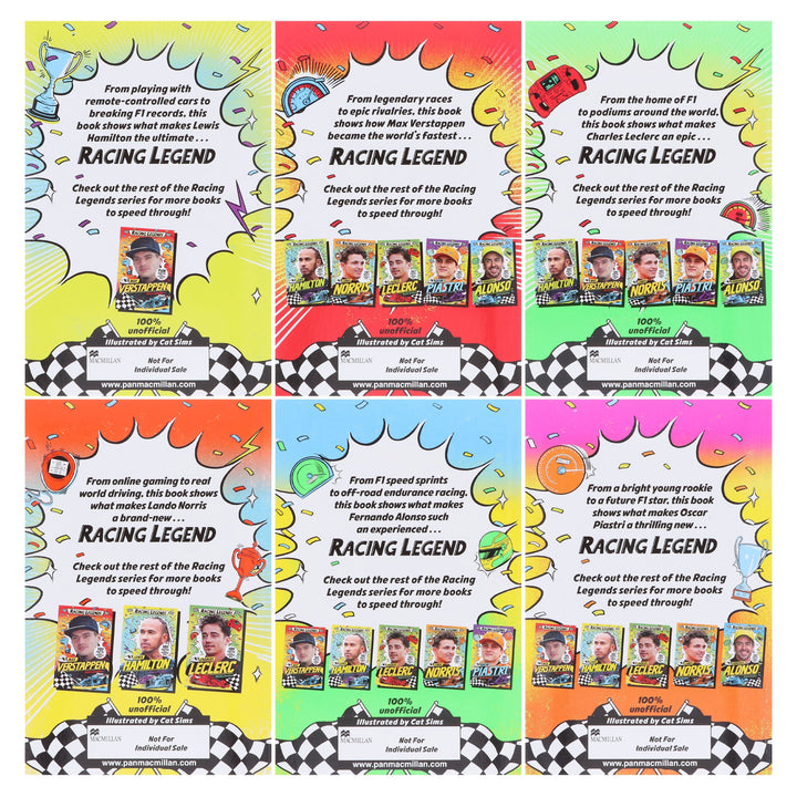 Racing Legends: 101 Facts about Formula One By Maurice Hamilton 6 Books Collection Set - Ages 7-9 - Paperback