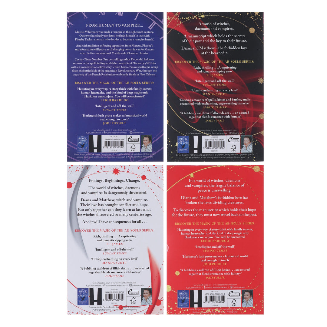 The All Souls Series 4 Books Collection Set by Deborah Harkness - Fiction - Paperback