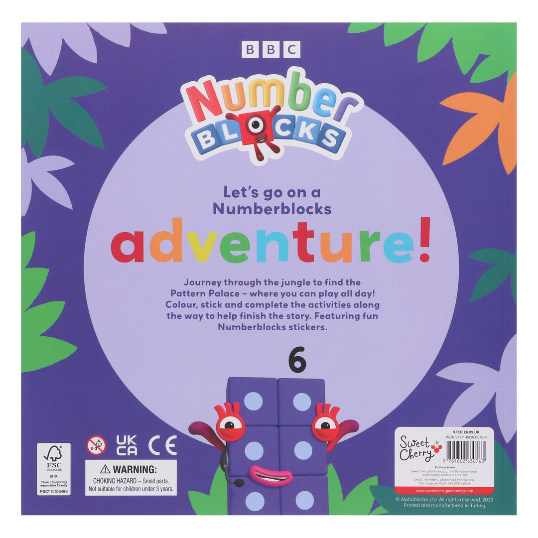 Pattern Palace: A Numberblocks Sticker Storybook Featuring Over 60 Fun Stickers! - Ages 3-6 - Paperback