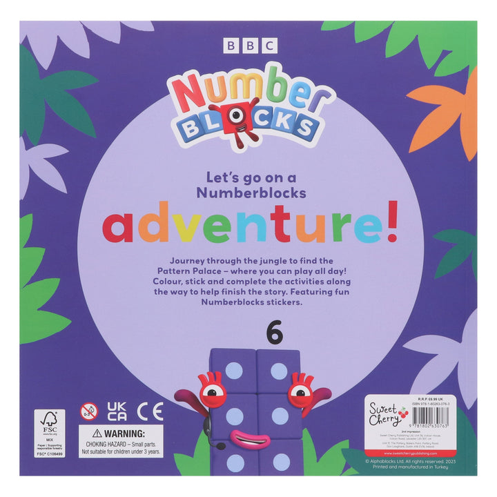 Pattern Palace: A Numberblocks Sticker Storybook Featuring Over 60 Fun Stickers! - Ages 3-6 - Paperback