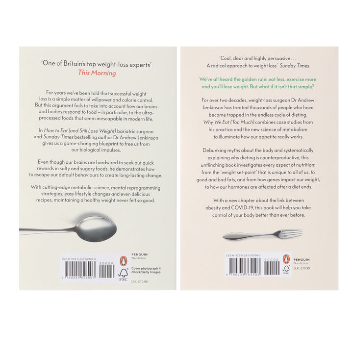 Why We Eat & How To Eat by Dr Andrew Jenkinson 2 Books Collection Set - Non Fiction - Paperback