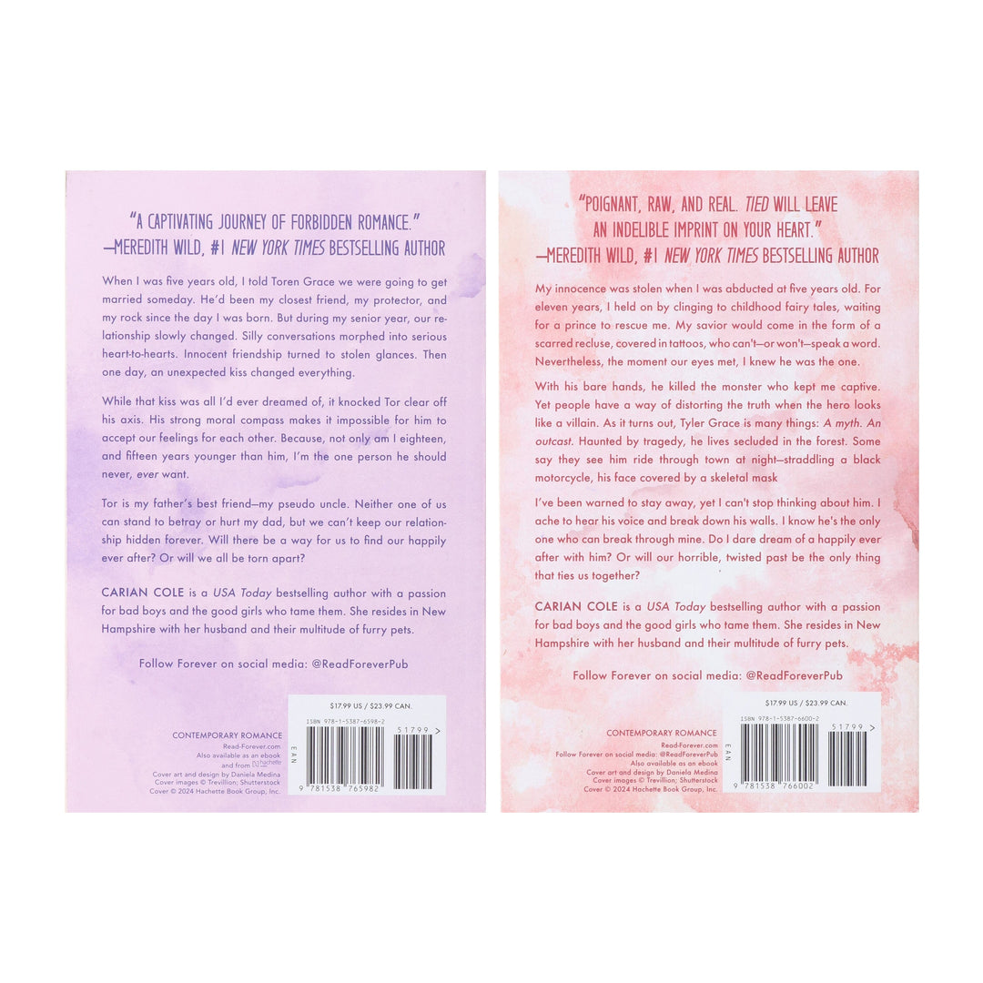 All Torn Up Series by Carian Cole 2 Books Collection Set - Fiction - Paperback