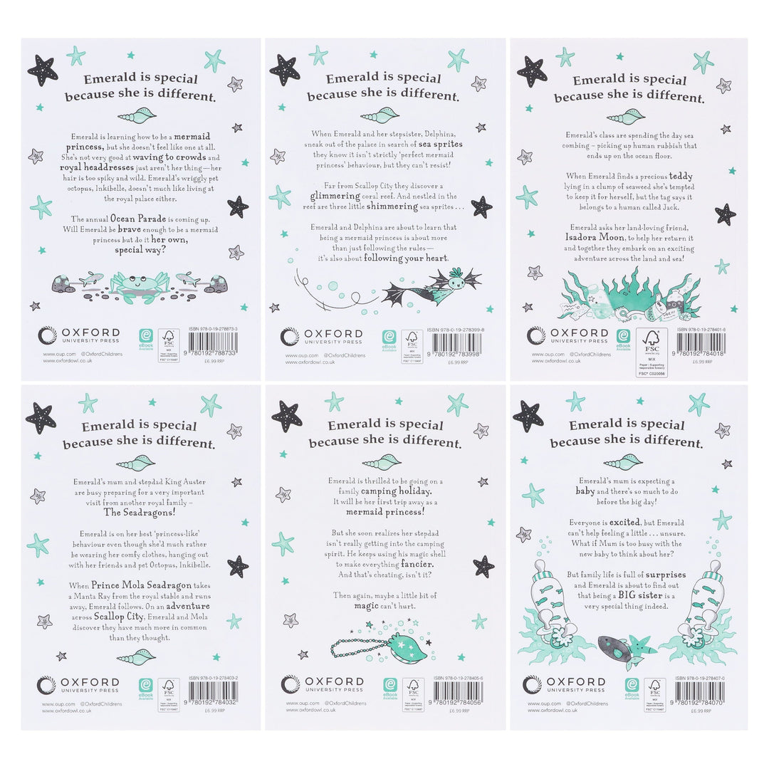 Emerald Series Book 1-6 (World of Isadora Moon) By Harriet Muncaster: 6 Books Collection Set - Ages 5-7 - Paperback