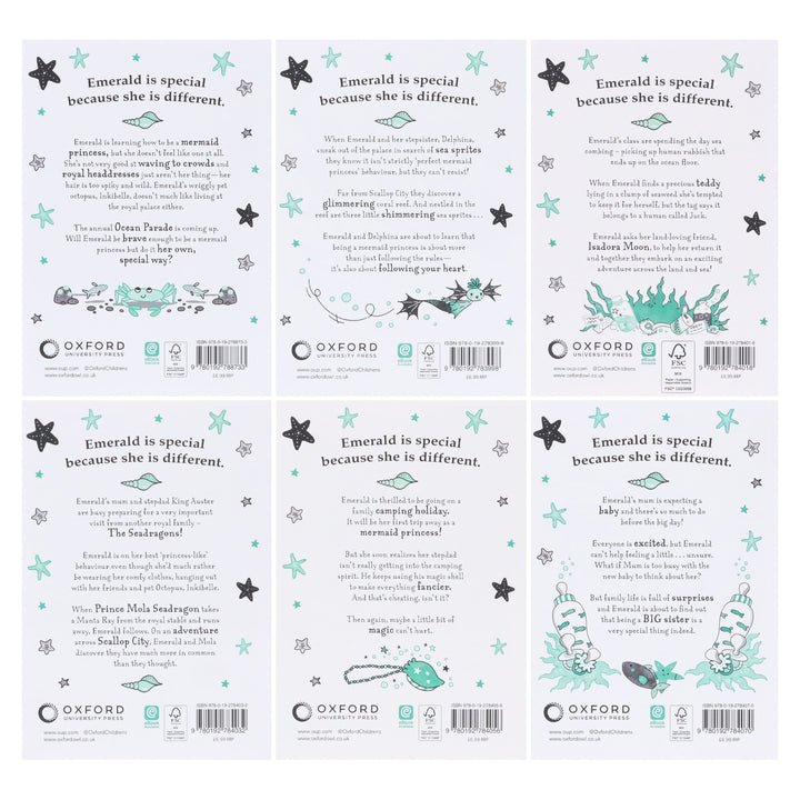 Emerald Series Book 1-6 (World of Isadora Moon) By Harriet Muncaster: 6 Books Collection Set - Ages 5-7 - Paperback