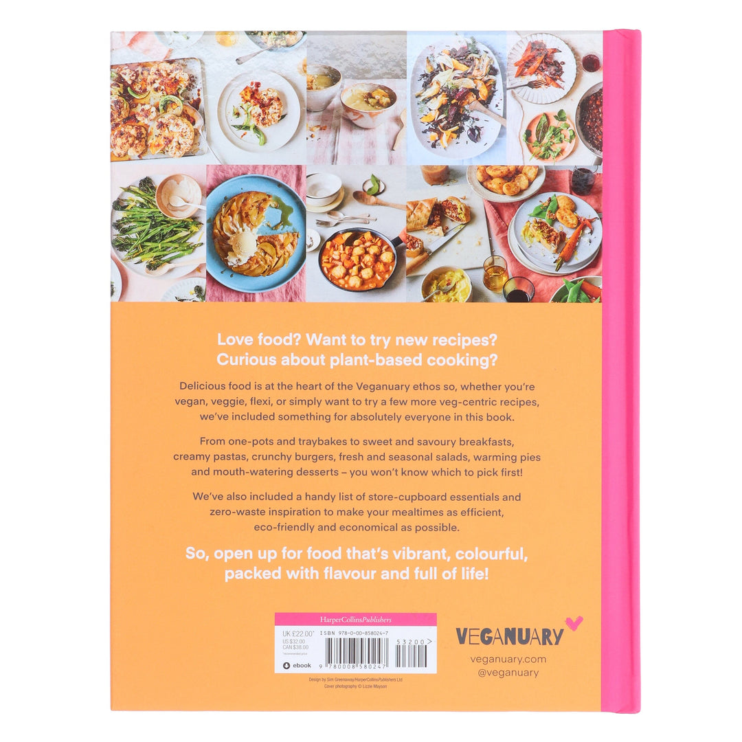 The Official Veganuary Cookbook: 100 amazing vegan recipes for everyone! - Non Fiction - Hardback