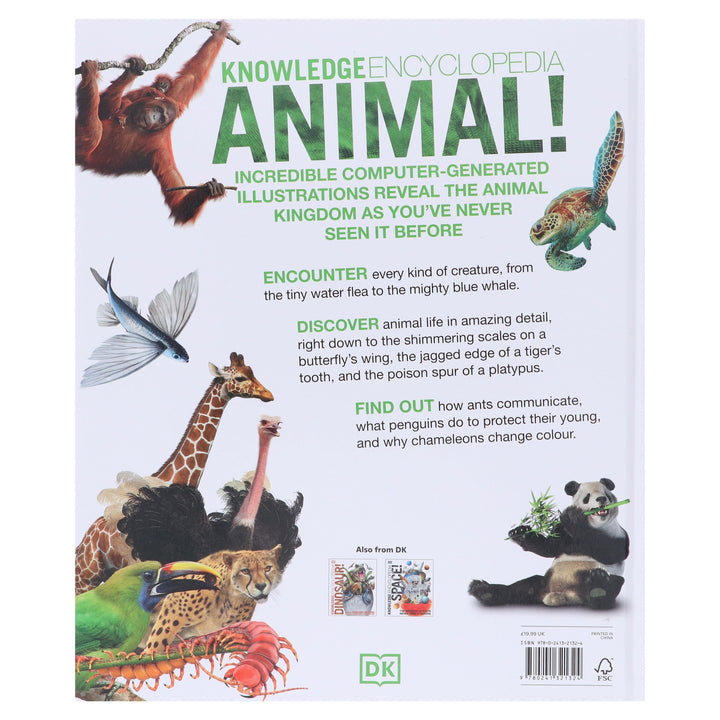 Knowledge Encyclopedia Animal!: The Animal Kingdom As You've Never Seen it Before: by DK - Ages 9+ - Hardback
