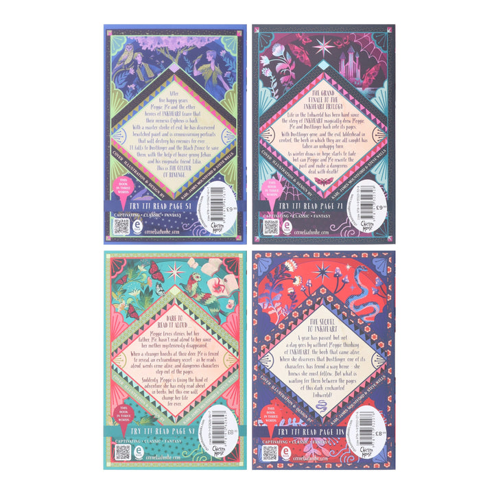 Inkworld Series By Cornelia Funke 4 Books Collection Set - Ages 8-14 - Paperback