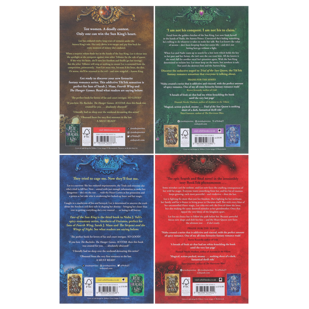 Artefacts of Ouranos Series by Nisha J. Tuli 4 Books Collection Set - Fiction - Paperback