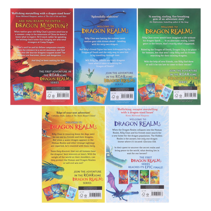 Dragon Realm Series (Book 1-5) By Katie & Kevin Tsang: 5 Books Collection Set - Ages 7+ - Paperback