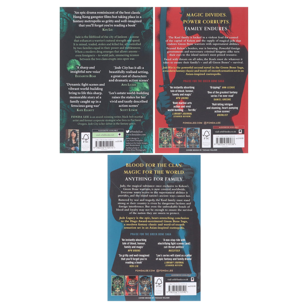 The Green Bone Saga Series By Fonda Lee: 3 Books Collection Set - Fiction - Paperback