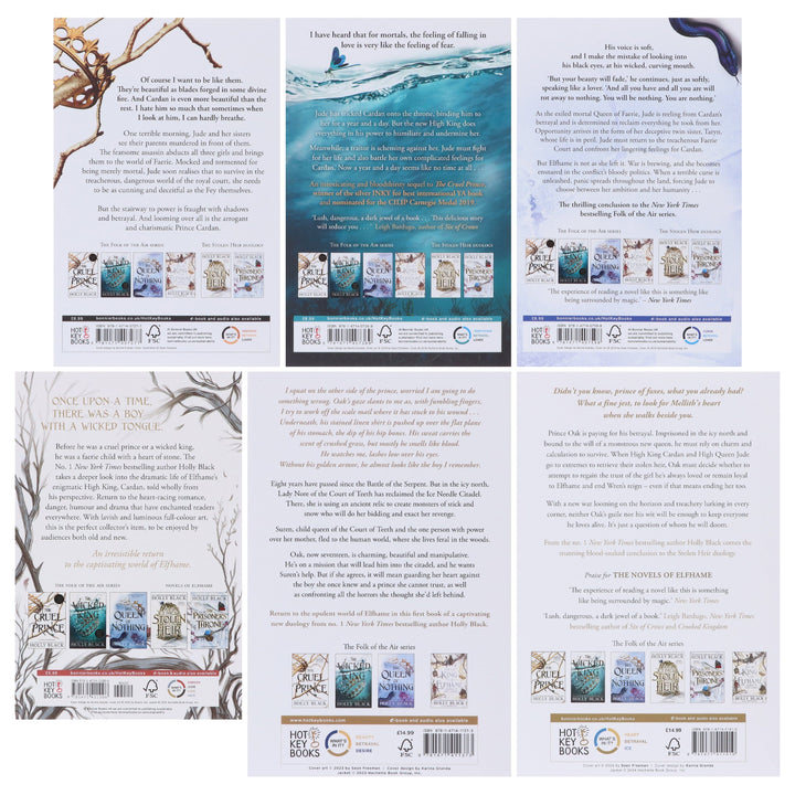 The Folk of the Air & The Stolen Heir Series by Holly Black 6 Books Collection Set - Ages 14+ - Paperback