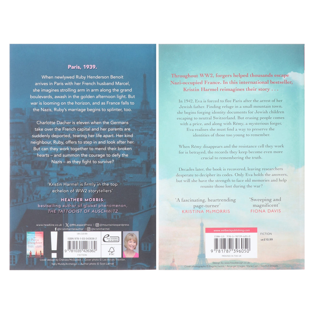 Kristin Harmel Collection (The Room on Rue Amelie & The Book of Lost Names) 2 Books Set - Fiction - Paperback