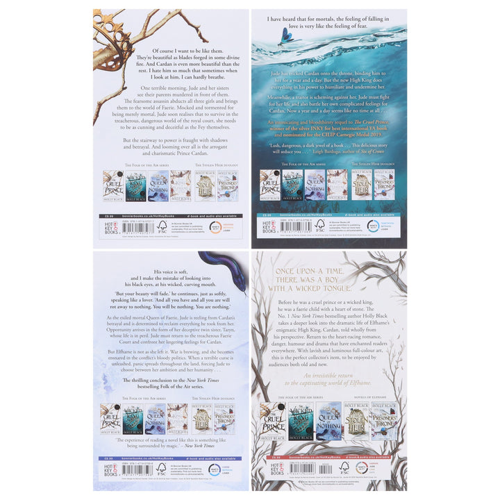The Folk of the Air Series by Holly Black: 4 Books Collection Set - Ages 14+ - Paperback