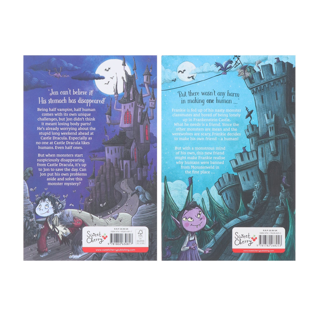 Gruesomely Good and Monstrously Misunderstood by Alex Peart-Johnson & Rachel Delahaye Illustrated 2 Books Collection Set - Ages 7-9 - Paperback
